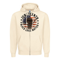 Sandshell black lives matter Zipper Hoodie - HRA Design Shop