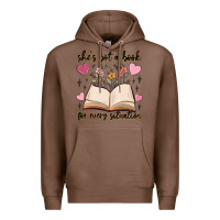 Chestnut she's got a book for every situation Premium Hoodie - MaliasSmallBusiness