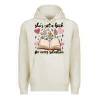 Oatmeal Heather she's got a book for every situation Premium Hoodie - MaliasSmallBusiness