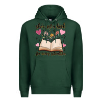 Sports Green she's got a book for every situation Premium Hoodie - MaliasSmallBusiness
