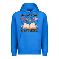 True Royal she's got a book for every situation Premium Hoodie - MaliasSmallBusiness
