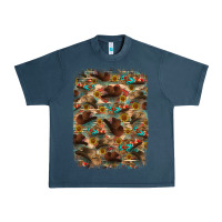 Midnight Navy western  background Urban Heavy Tee - RanaPortraitStore