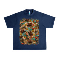 Navy western  background Urban Heavy Tee - RanaPortraitStore