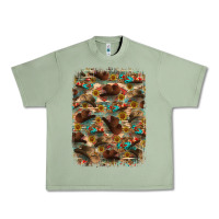 Oil Green western  background Urban Heavy Tee - RanaPortraitStore