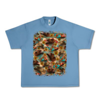Pebble Blue western  background Urban Heavy Tee - RanaPortraitStore