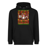 Black christmas gnomes Heavyweight Hoodie - Artiststas