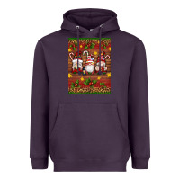 Plum christmas gnomes Heavyweight Hoodie - Artiststas