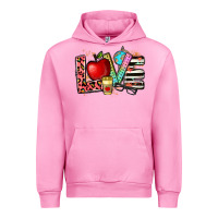 Fuchsia Pink love teacher Urban Hoodie - NancyCooperArtShop