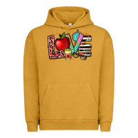 Pigment Peanut Butter love teacher Urban Hoodie - NancyCooperArtShop