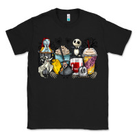 Black cartoon characters coffee cups Classic Tee - Zillion Design Studio