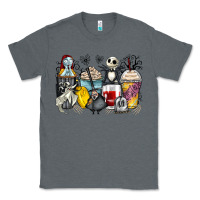 Charcoal Heather cartoon characters coffee cups Classic Tee - Zillion Design Studio