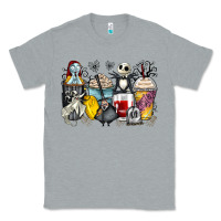 Heather Grey cartoon characters coffee cups Classic Tee - Zillion Design Studio