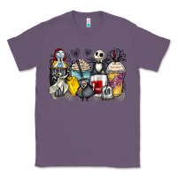 Lavender cartoon characters coffee cups Classic Tee - Zillion Design Studio
