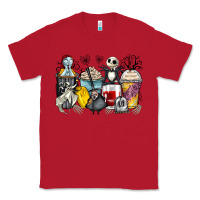 Red cartoon characters coffee cups Classic Tee - Zillion Design Studio