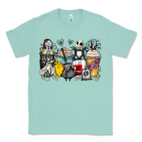 Seafoam cartoon characters coffee cups Classic Tee - Zillion Design Studio