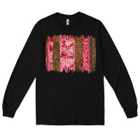 Black valentine's day love brushstrokes Long Sleeve Tee - RanaPortraitStore