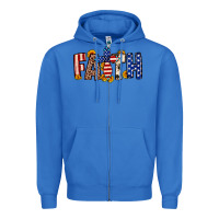 True Royal Faith USA flag sunflower Zipper Hoodie - Neo Western