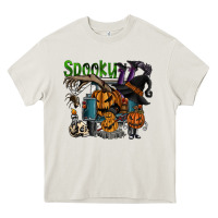 Cream spooky Heavy Core Tee - SublimationCraftShop