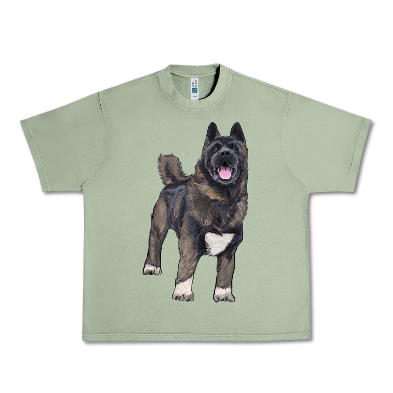 American Akita Urban Heavy Tee by RanaPortraitStore | Teevron