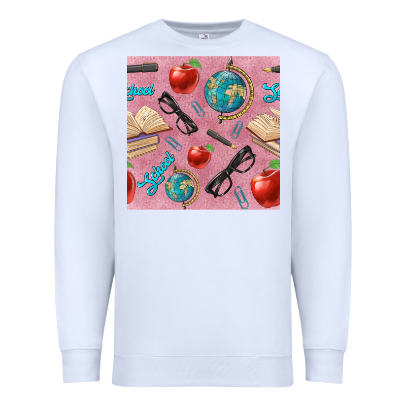 Teacher Seamless Pattern Premium Sweatshirt by BundleAndBundleShop | Teevron