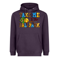 Plum take me to the ballpark softball Heavyweight Hoodie - AdoDesignShop