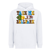 White take me to the ballpark softball Heavyweight Hoodie - AdoDesignShop