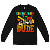 Black kindergarten dude Long Sleeve Tee - texasbilliewilder