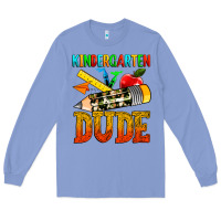 Colony Blue kindergarten dude Long Sleeve Tee - texasbilliewilder