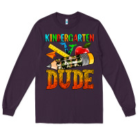 Plum kindergarten dude Long Sleeve Tee - texasbilliewilder