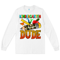 White kindergarten dude Long Sleeve Tee - texasbilliewilder