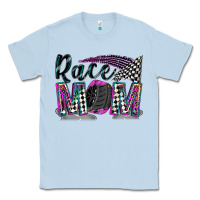 Dusty Blue race mom Classic Tee - Zillion Design Studio