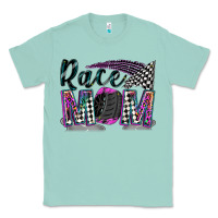 Seafoam race mom Classic Tee - Zillion Design Studio