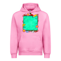 Fuchsia Pink school add your own text Urban Hoodie - NancyCooperArtShop