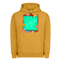 Pigment Peanut Butter school add your own text Urban Hoodie - NancyCooperArtShop