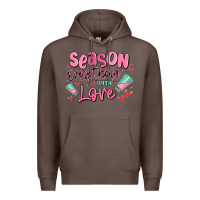 Coffee season everything with love Premium Hoodie - MaliasSmallBusiness
