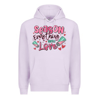 Lilac season everything with love Premium Hoodie - MaliasSmallBusiness
