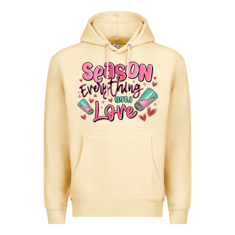 Season Everything With Love Premium Hoodie by MaliasSmallBusiness | Teevron