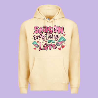 Season Everything With Love Premium Hoodie Designed By Maliassmallbusiness