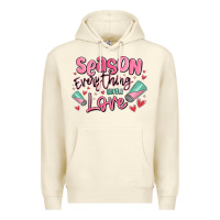 Sandshell season everything with love Premium Hoodie - MaliasSmallBusiness