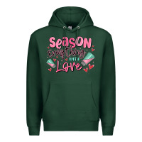 Sports Green season everything with love Premium Hoodie - MaliasSmallBusiness