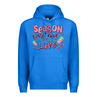 True Royal season everything with love Premium Hoodie - MaliasSmallBusiness