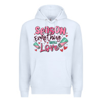 White season everything with love Premium Hoodie - MaliasSmallBusiness