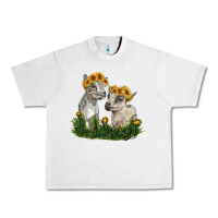 Lunar Rock baby goats Urban Heavy Tee - RanaPortraitStore