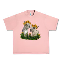 Salmon baby goats Urban Heavy Tee - RanaPortraitStore