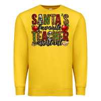 Lemon santa's favorite teacher assistant Premium Sweatshirt - Jasminsmagicworld