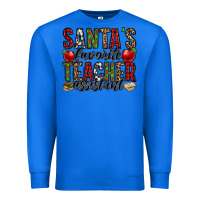 True Royal santa's favorite teacher assistant Premium Sweatshirt - Jasminsmagicworld