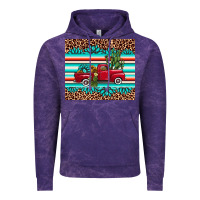 Cloud Purple truck gemstone leopard Vintage Hoodie - AdoDesignShop