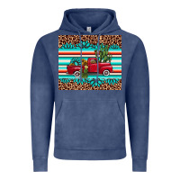 Vintage Denim truck gemstone leopard Vintage Hoodie - AdoDesignShop