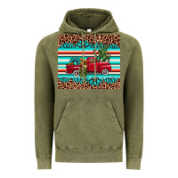 Vintage Olive truck gemstone leopard Vintage Hoodie - AdoDesignShop