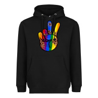Black pride leopard peace hand Heavyweight Hoodie - JahusDesignShop